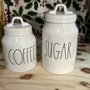 Rae Dunn Coffee And Sugar Storage